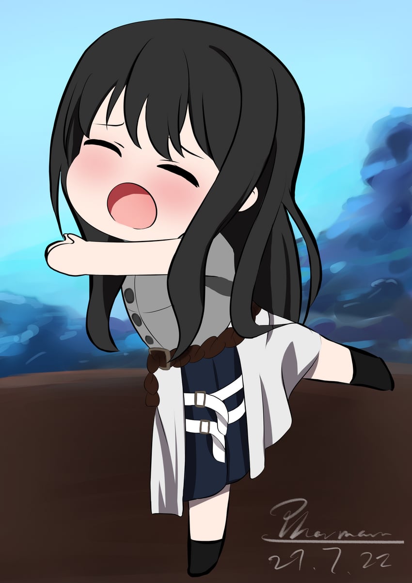 inoue takina (lycoris recoil) drawn by pharmarr