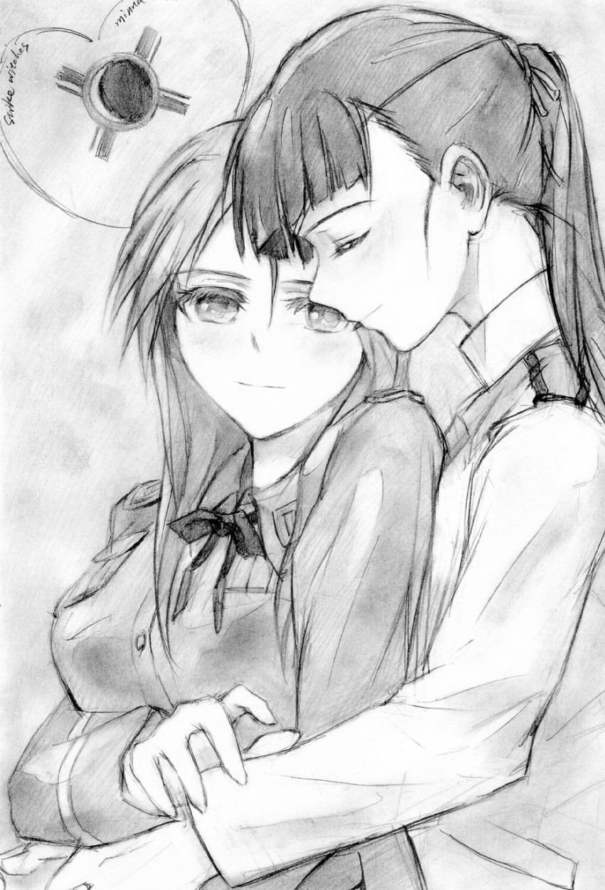 sakamoto mio and minna-dietlinde wilcke (world witches series and 1 more) drawn by kisetsu