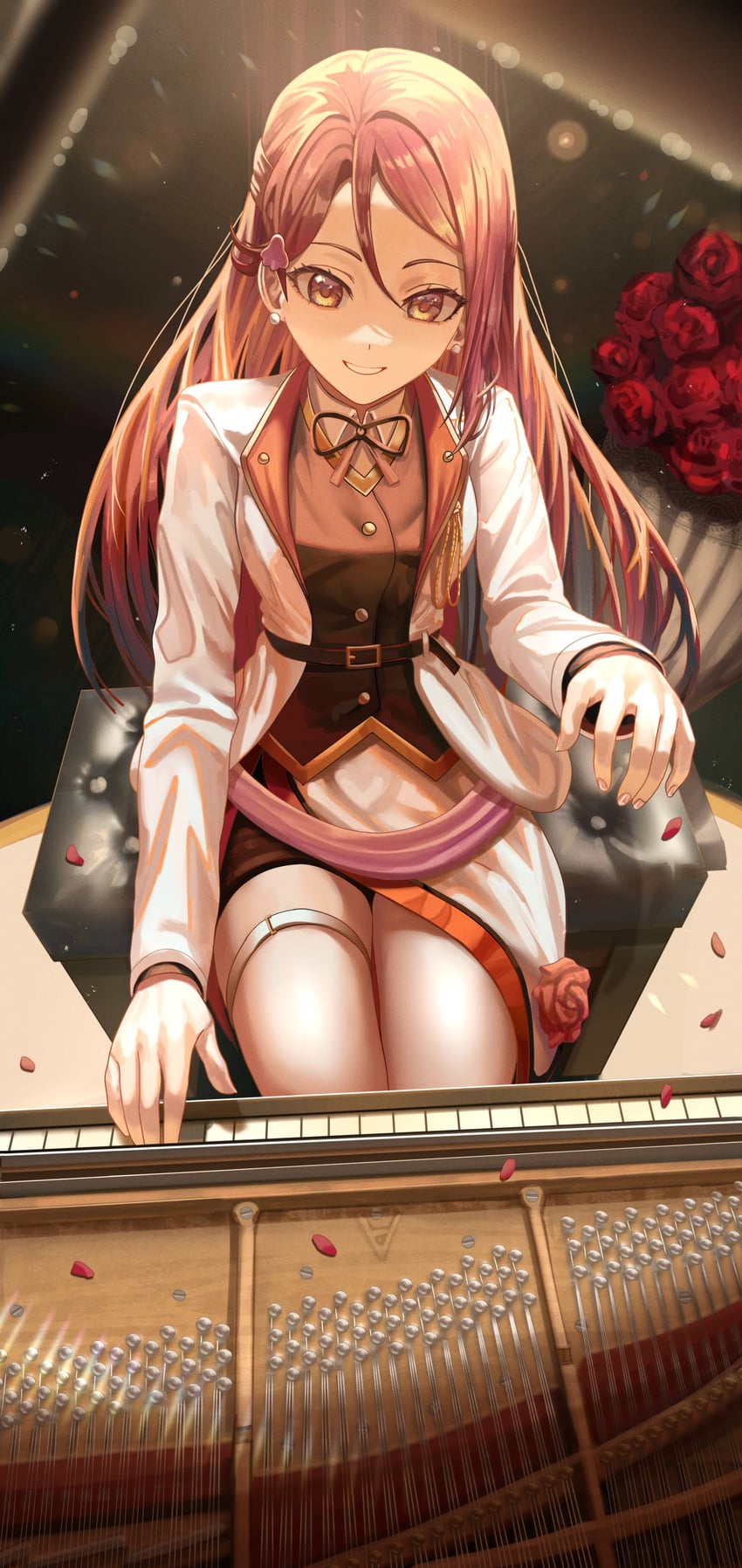 sakurauchi riko (love live! and 1 more) drawn by silvertsuki
