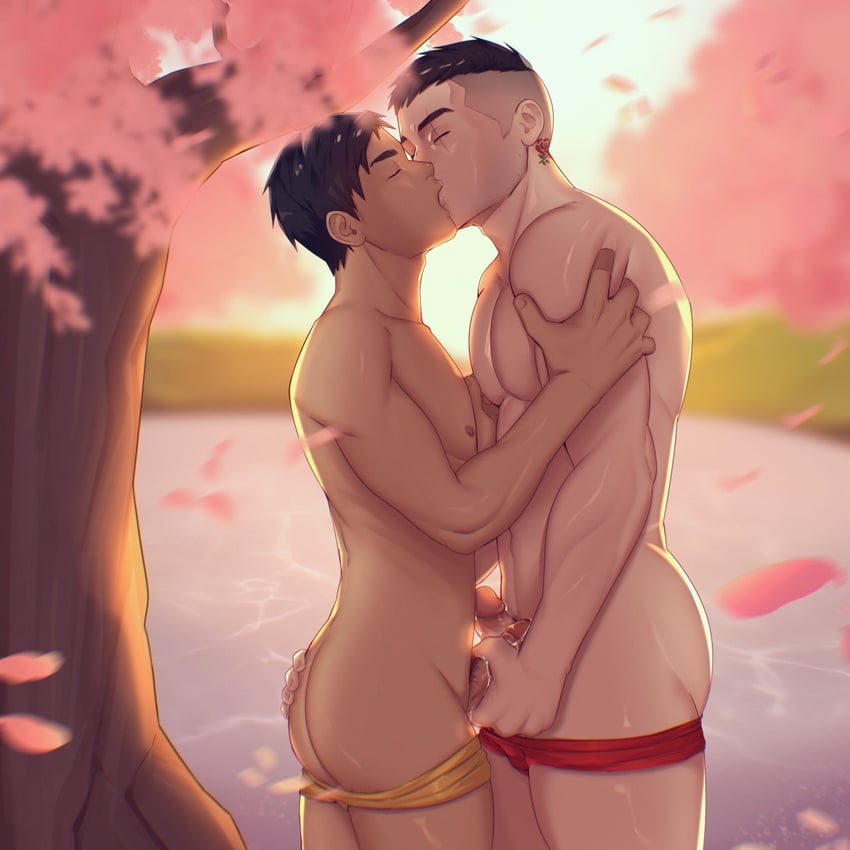 david king and jake park (dead by daylight) drawn by ibarakidoujin