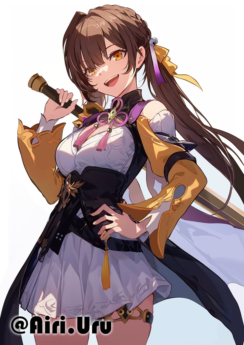 sushang (honkai and 1 more) drawn by nokku_(ren_nokku)