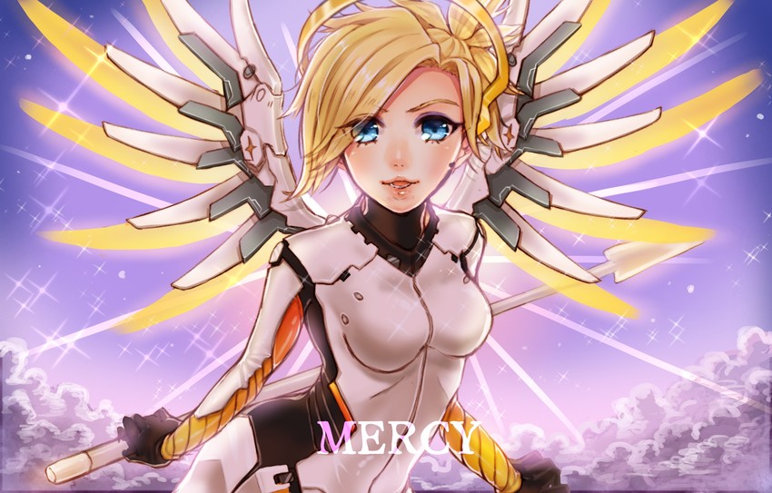 mercy (overwatch and 1 more) drawn by aoi_futaba_(aoi2taba)