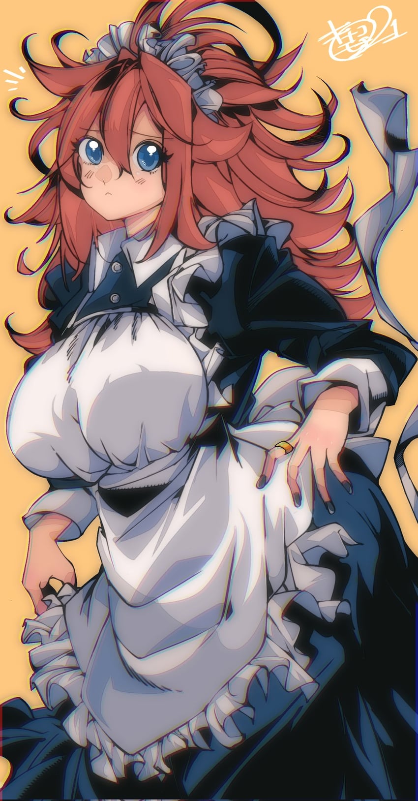 android 21 (dragon ball and 1 more) drawn by kinakomochi_(user_vedc2333)