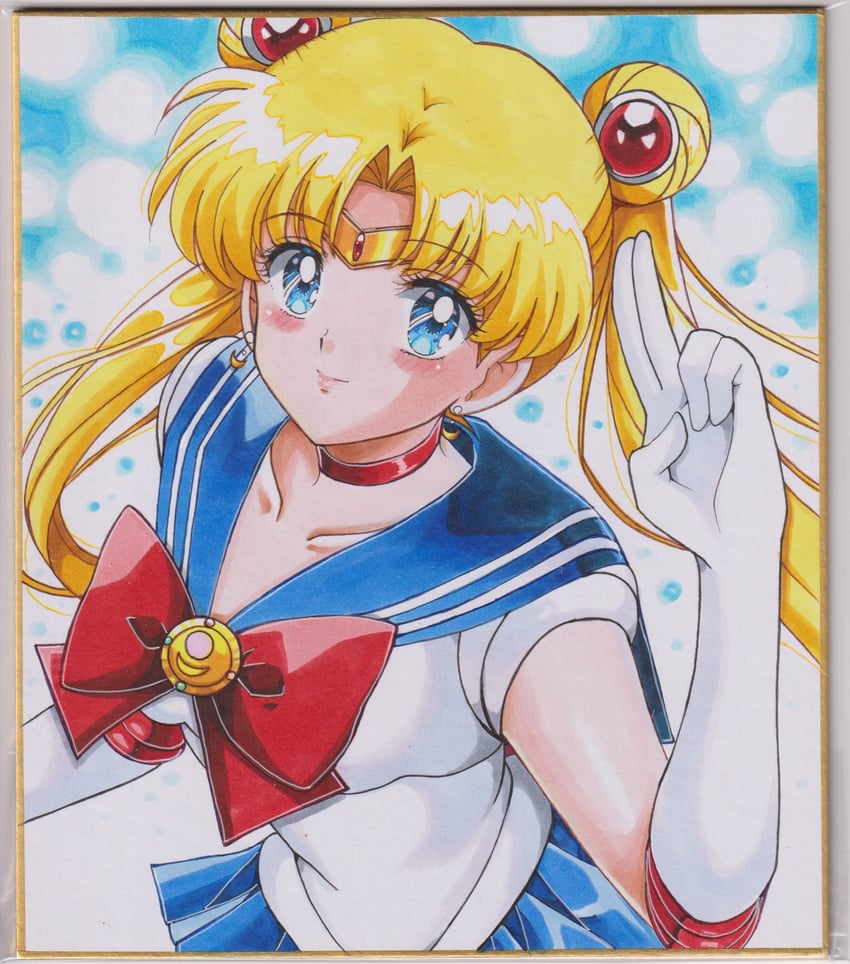 tsukino usagi and sailor moon (bishoujo senshi sailor moon) drawn by user_kztc4472