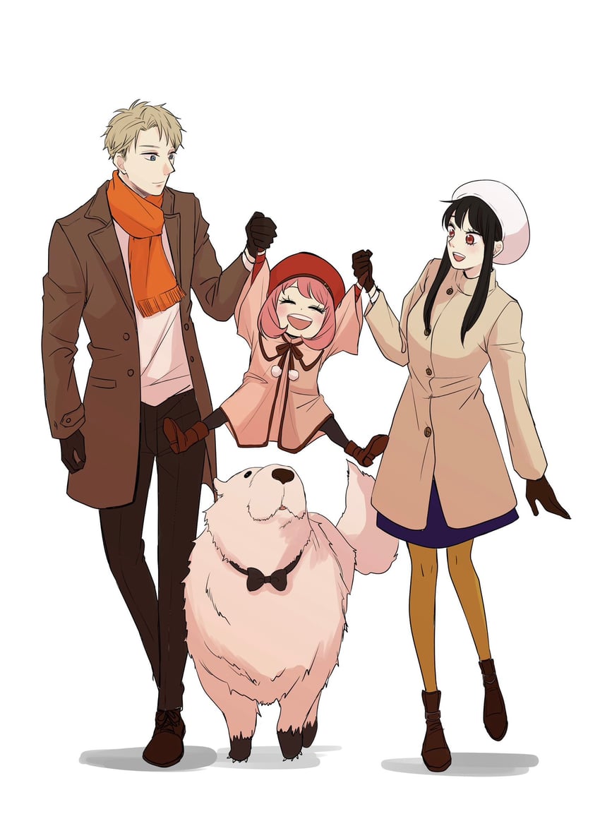 yor briar, anya, twilight, and bond (spy x family and 1 more) drawn by tori_(runrunpiia)