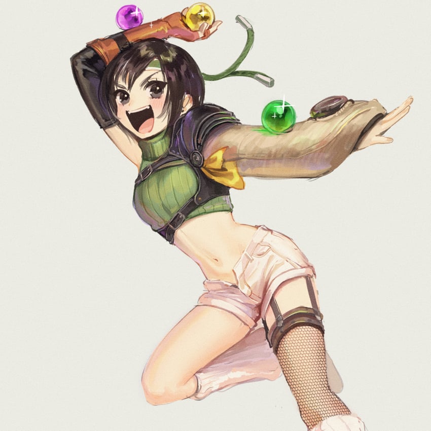 yuffie kisaragi (final fantasy and 2 more) drawn by oshiri_(o4ritarou)