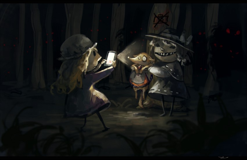 usami renko, maribel hearn, and imaizumi kagerou (touhou) drawn by koto_inari