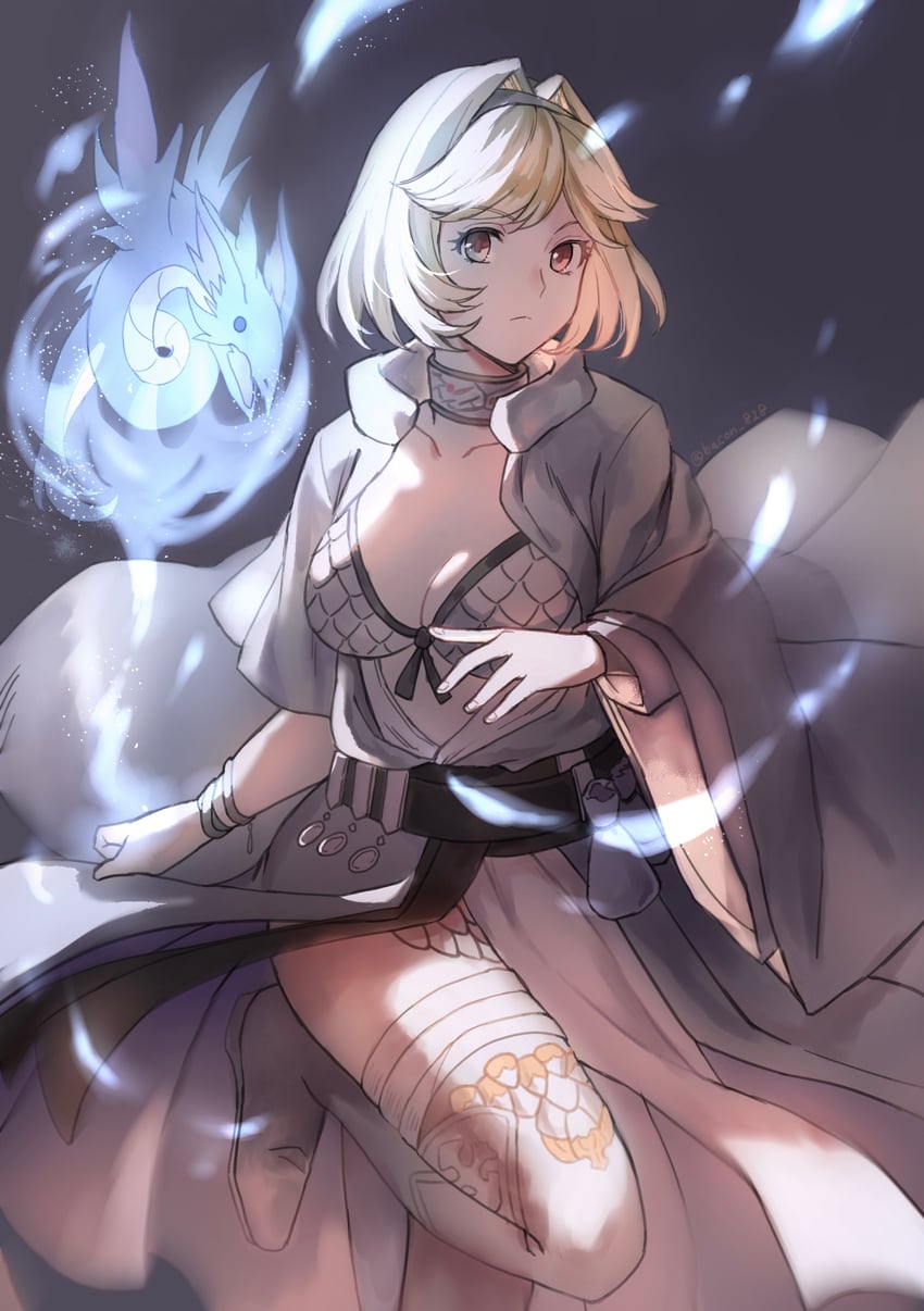 djeeta, leviathan, and manadiver (granblue fantasy) drawn by bacon_828