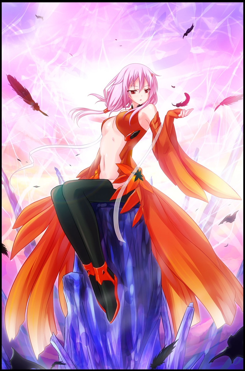 yuzuriha inori (guilty crown) drawn by yano_mitsuki_(nanairo)