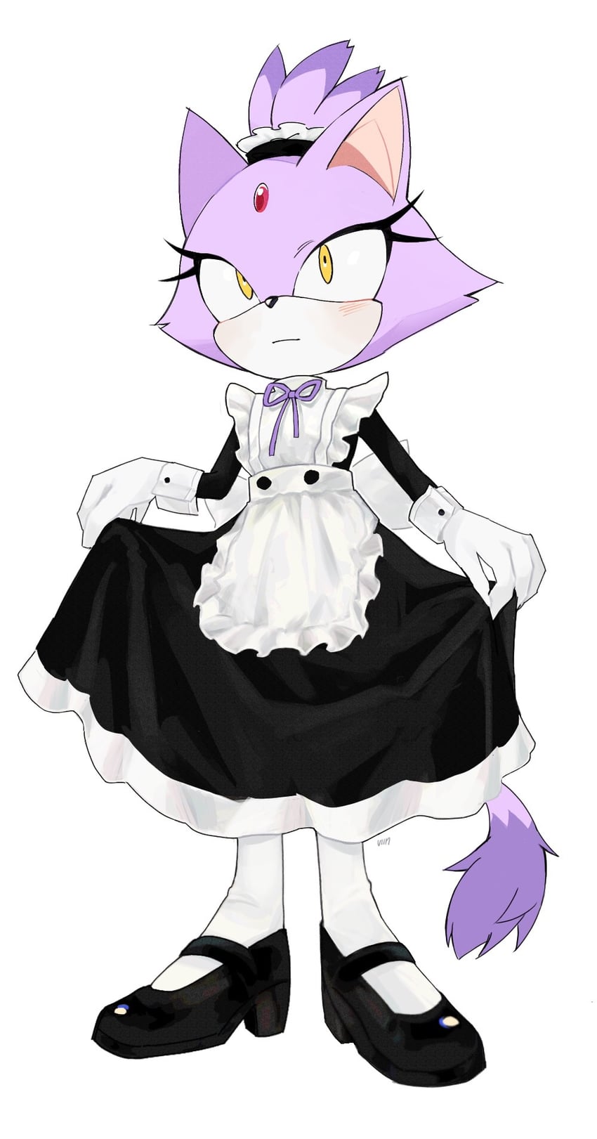 blaze the cat (sonic and 2 more) drawn by dexter308917