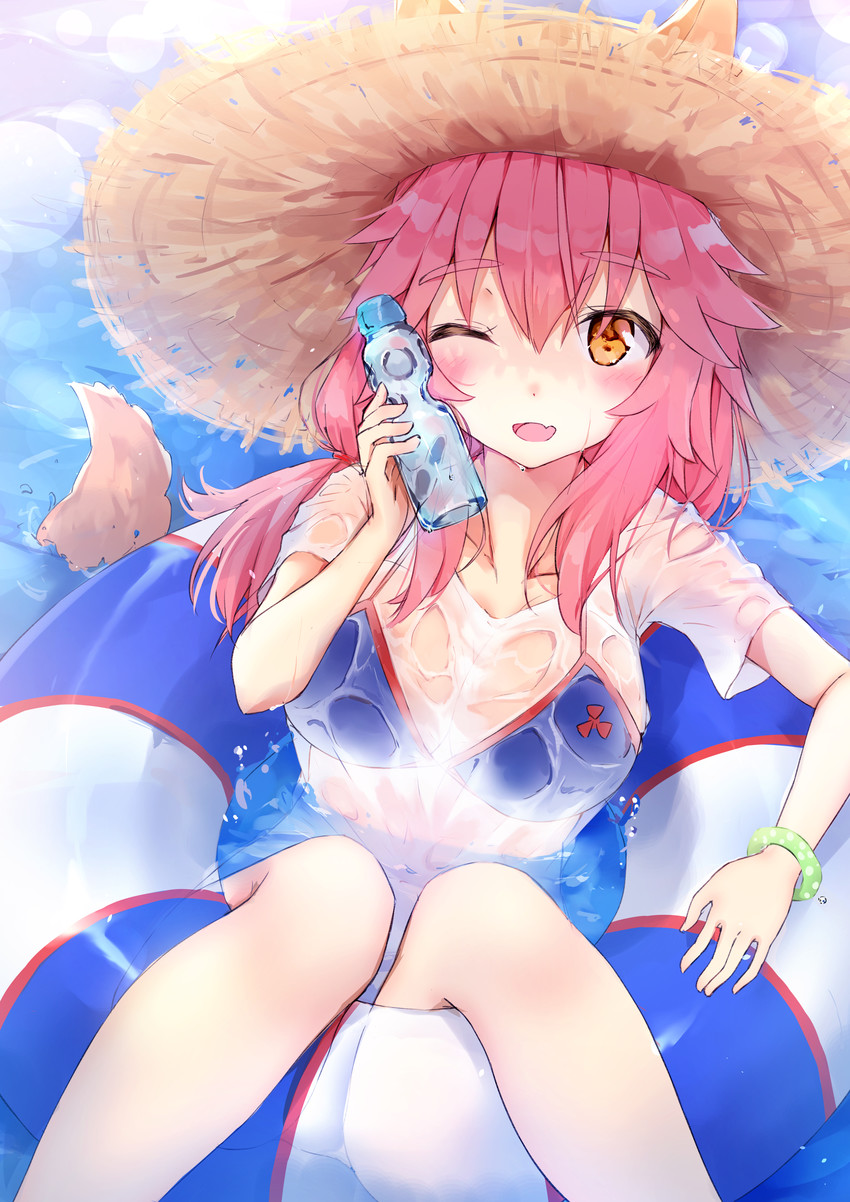 tamamo and tamamo no mae (fate and 2 more) drawn by minikon
