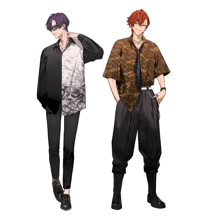 aho no sakata and shima (urashimasakatasen) drawn by nozaki_tsubata