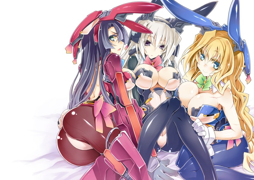 mary stuart, horizon ariadust, and date shigezane (kyoukaisenjou no horizon) drawn by kodama_yuu