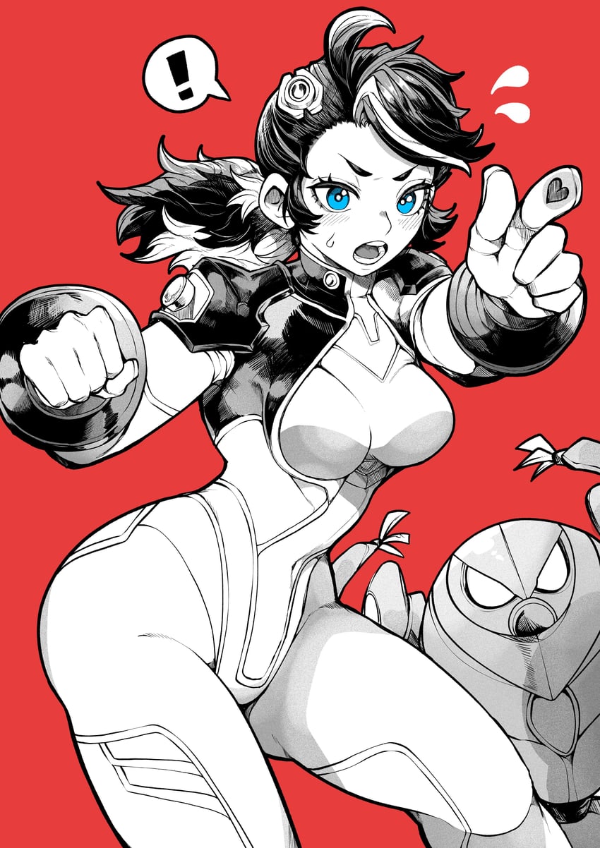 peni parker and sp//dr (marvel and 3 more) drawn by yotsumi_shiro
