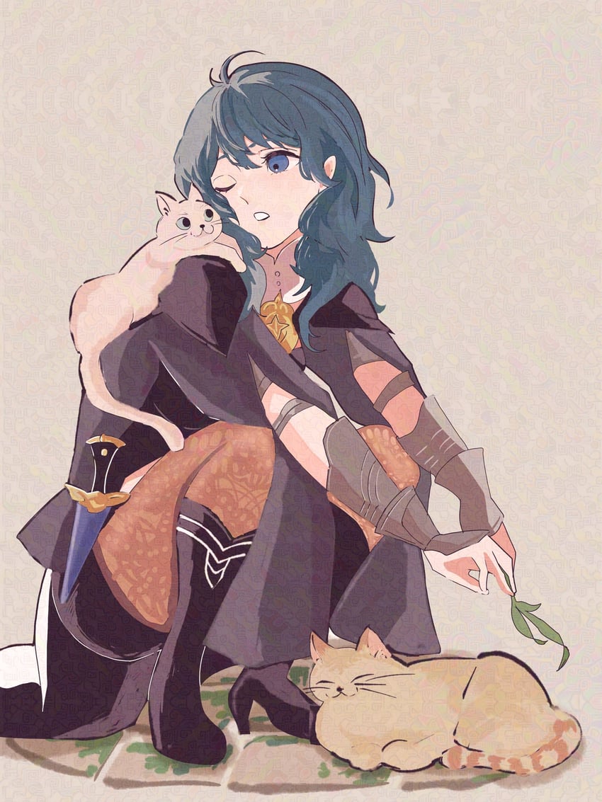 female byleth (fire emblem and 1 more) drawn by chimney_(chimney0311)