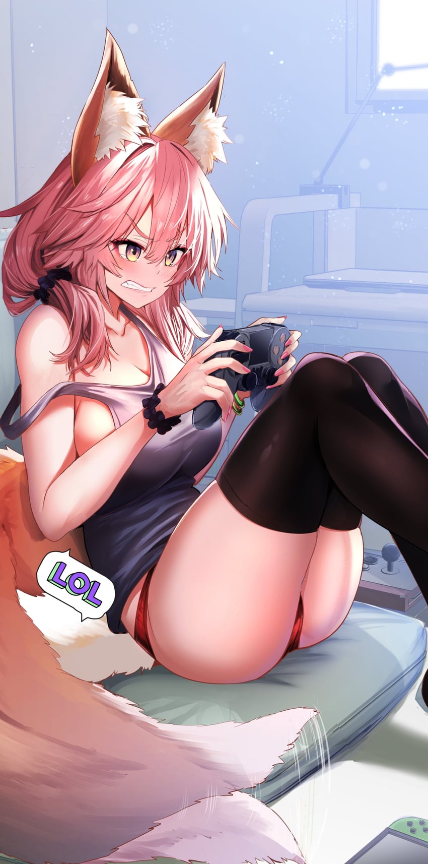tamamo and tamamo no mae (fate and 1 more) drawn by wisespeak
