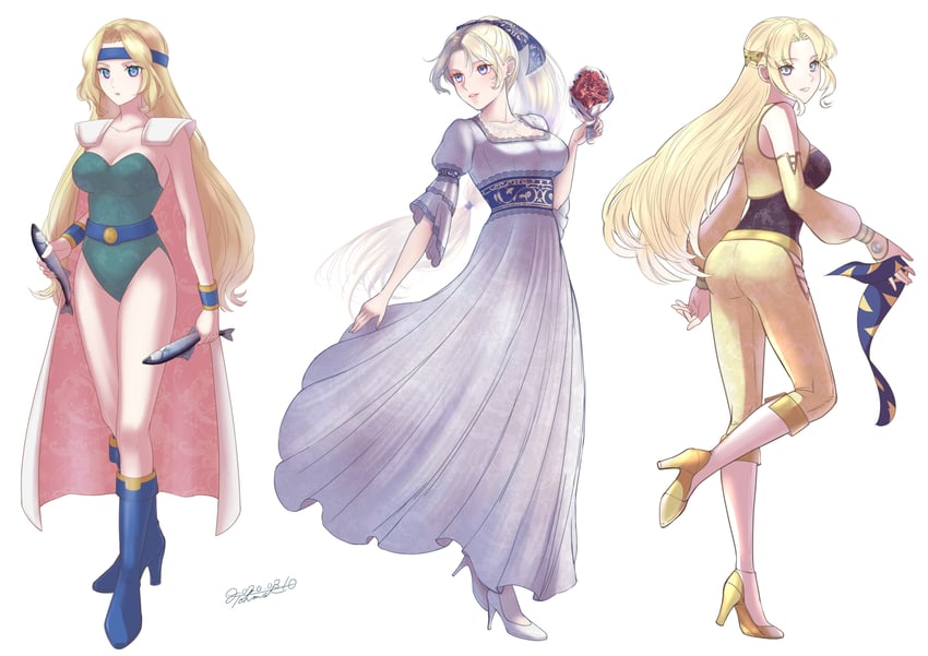 celes chere (final fantasy and 1 more) drawn by touma_katsuragi