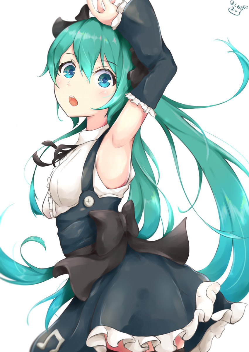 hatsune miku (vocaloid and 1 more) drawn by hoshimiya_mashiro