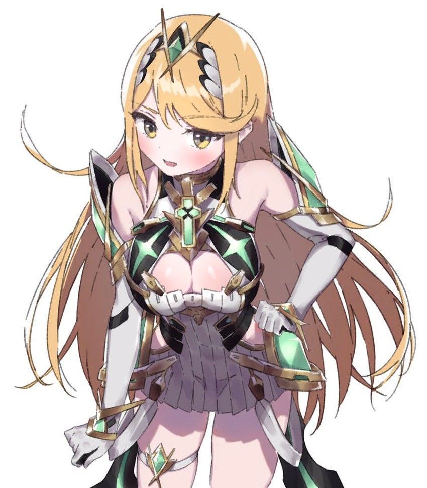 mythra (xenoblade chronicles and 1 more) drawn by epi_zero