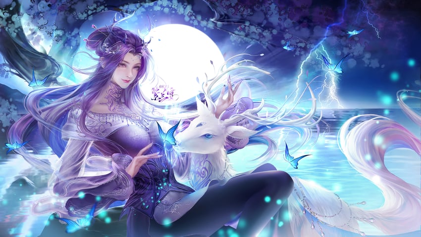 zi nu (qinshi mingyue) drawn by jintian_zhi_xiang_tang_ping_liao
