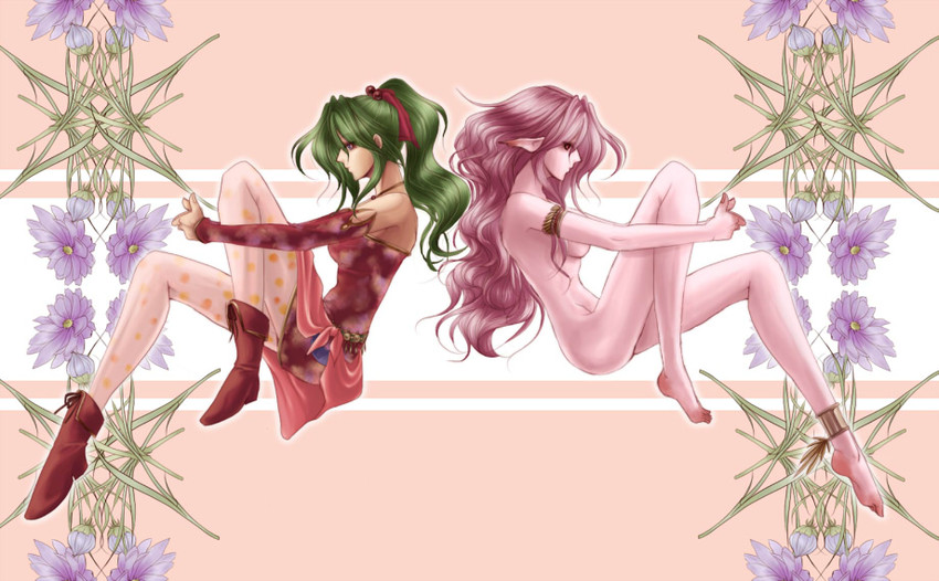 terra branford and trance terra branford (final fantasy and 1 more) drawn by chona