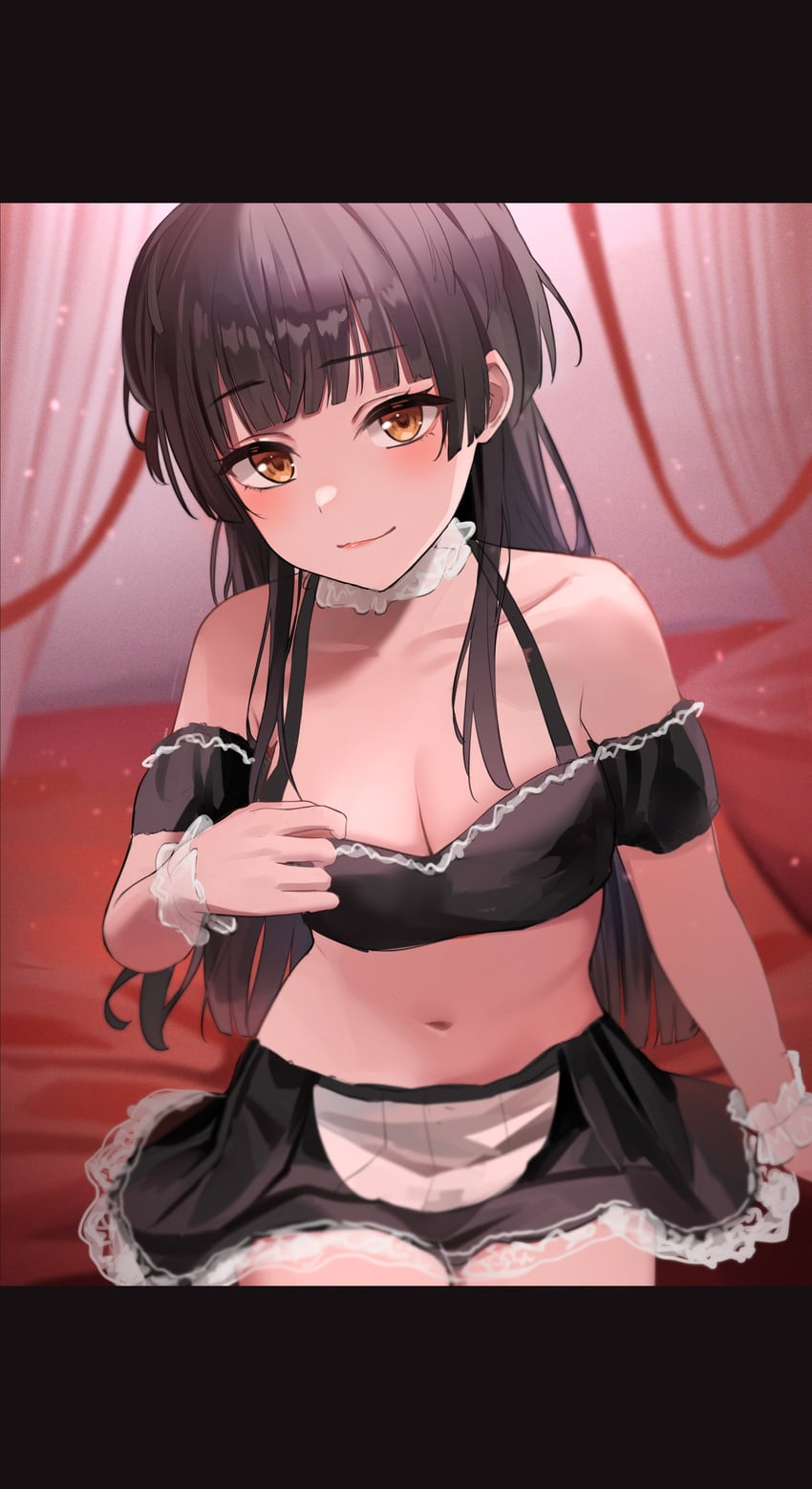 mayuzumi fuyuko (idolmaster and 1 more) drawn by fujizarashi
