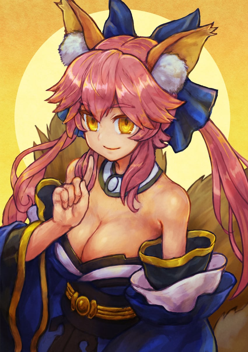tamamo and tamamo no mae (fate and 2 more) drawn by kusama_takato