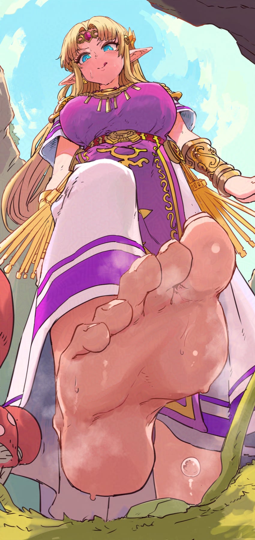 princess zelda (the legend of zelda and 3 more) drawn by ishijimajirou