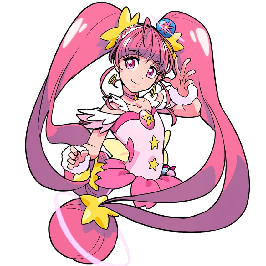 hoshina hikaru and cure star (precure and 1 more) drawn by nukosann