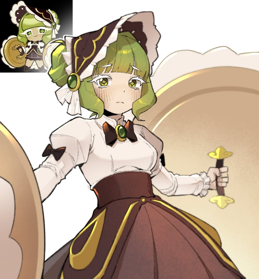 green tea mousse cookie (cookie run and 1 more) drawn by dguadraw