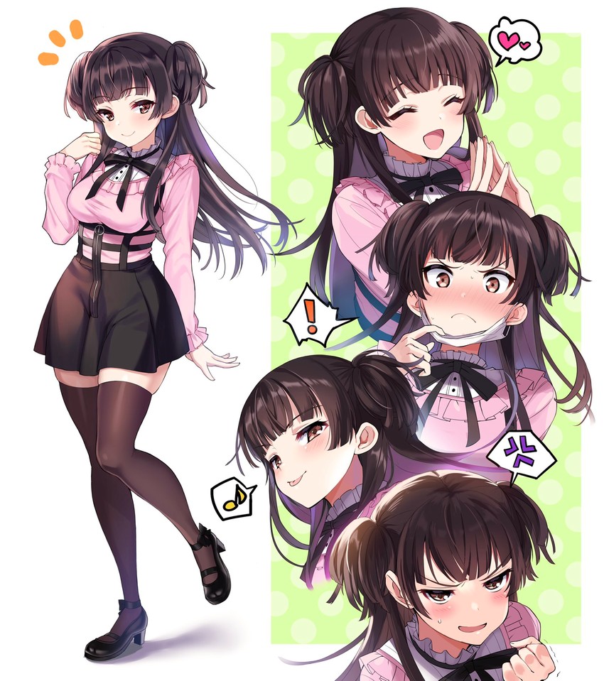 mayuzumi fuyuko (idolmaster and 1 more) drawn by natsu_(nattiyann)