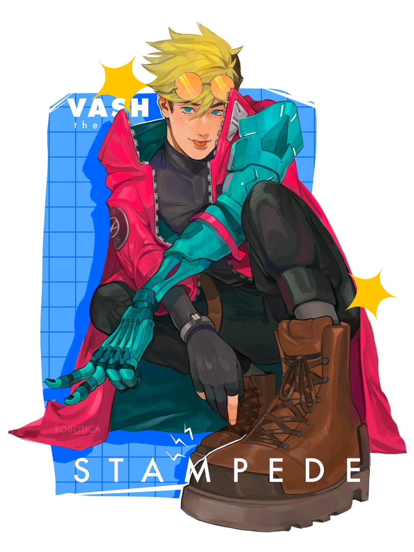 vash the stampede (trigun and 1 more) drawn by robotica_art