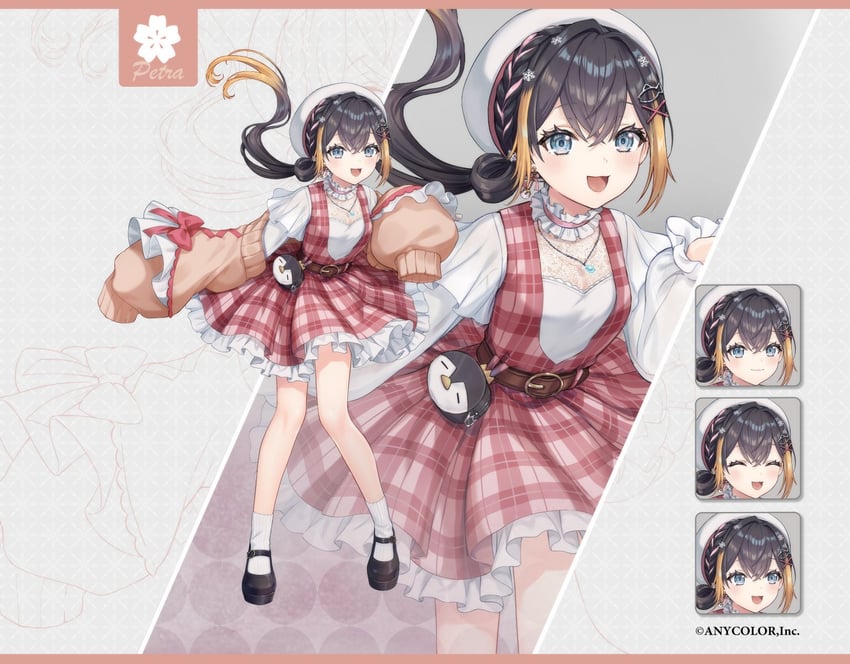 petra gurin and pentomo (nijisanji and 1 more) drawn by umieekaki