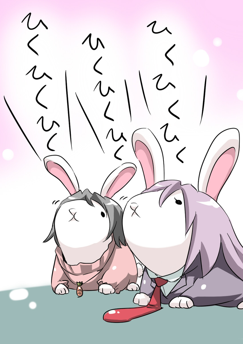 reisen udongein inaba and inaba tewi (touhou) drawn by tukiwani