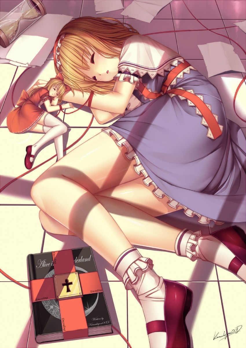 alice margatroid and hourai doll (touhou and 1 more) drawn by caidychen