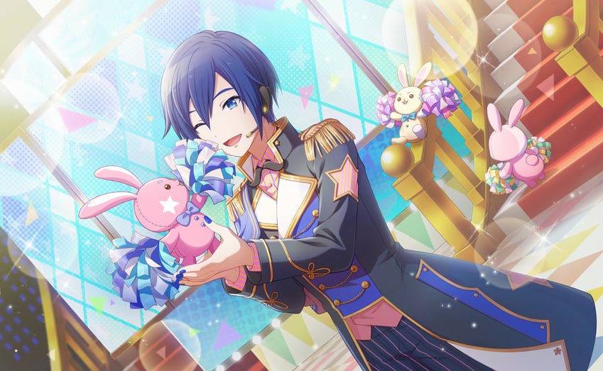 kaito and wonderlands x showtime kaito (vocaloid and 1 more) drawn by colorful_palette