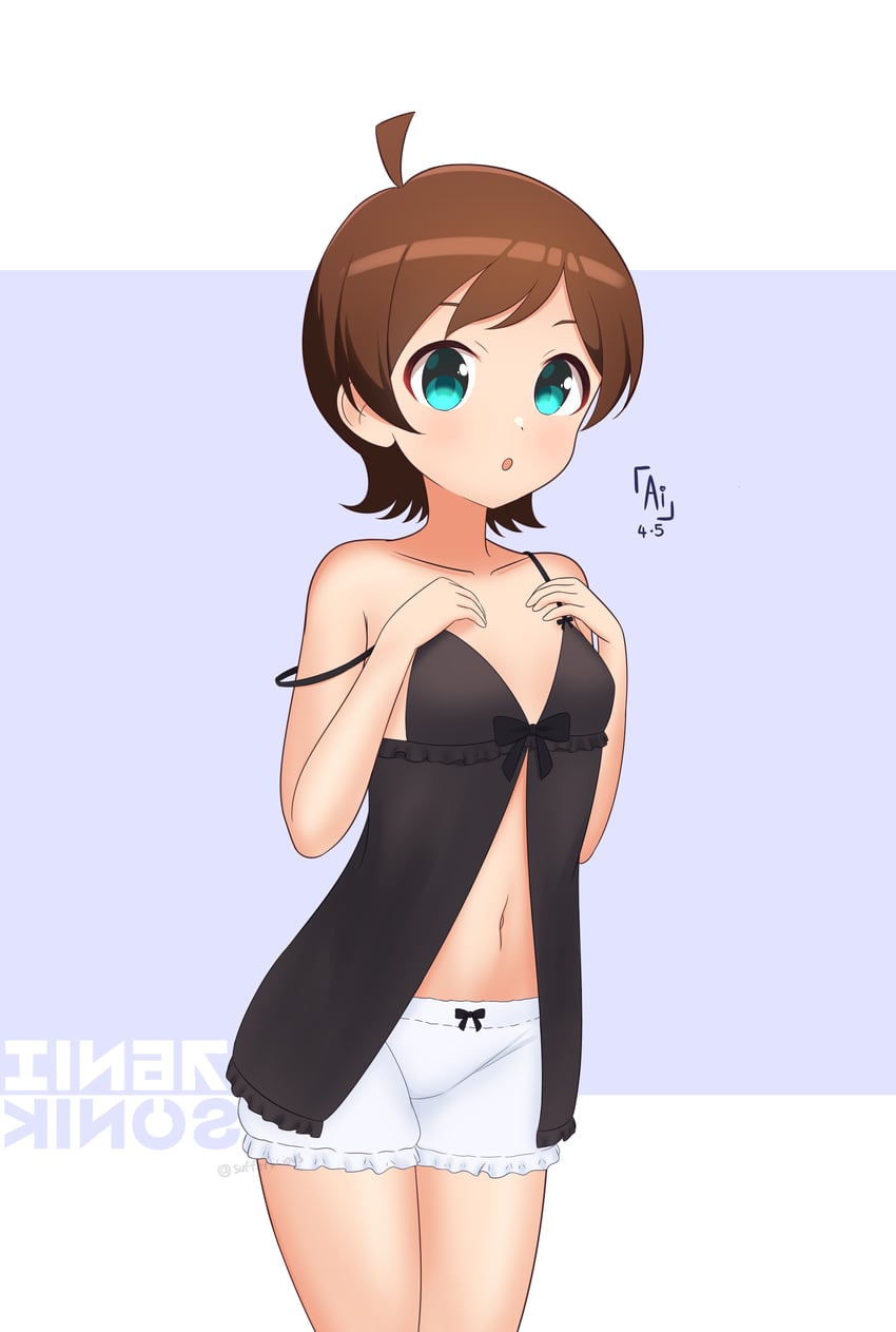 kinoshita hinata (idolmaster and 2 more) drawn by ai_haruka