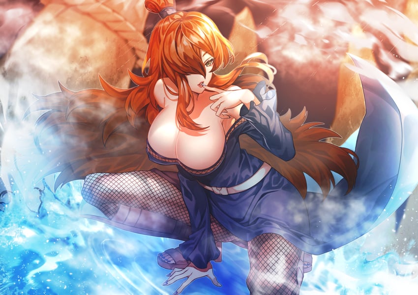 terumi mei (naruto and 1 more) drawn by mire00mire