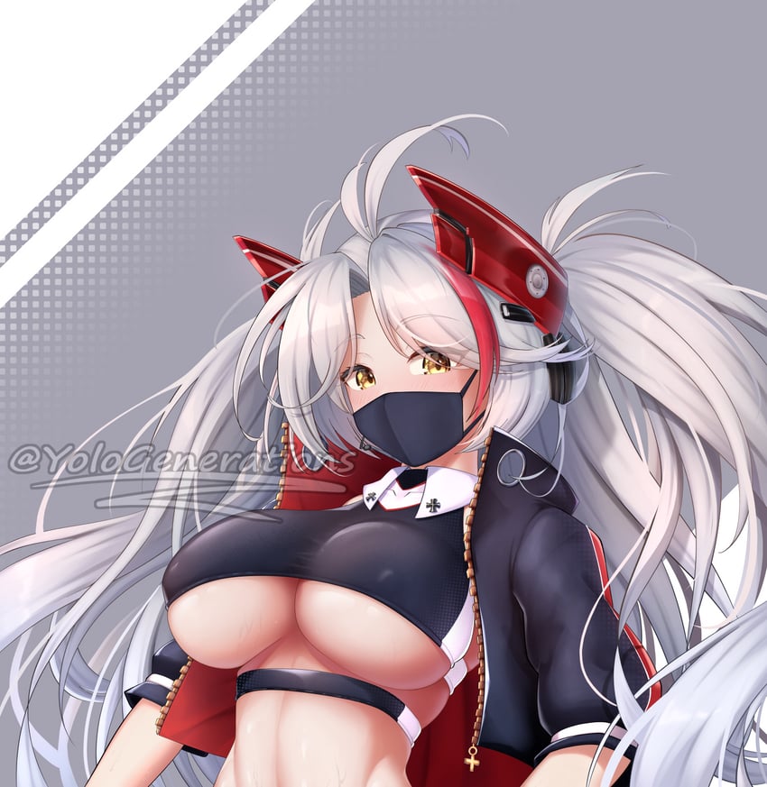 prinz eugen (azur lane) drawn by yolo_generations