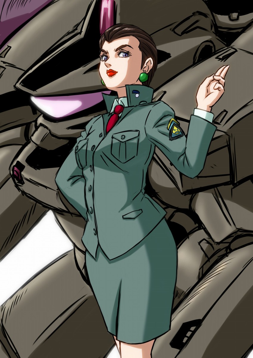 mobile infantry, johnny rico, and carmen ibanez (starship troopers and 1 more) drawn by sakaki_youma