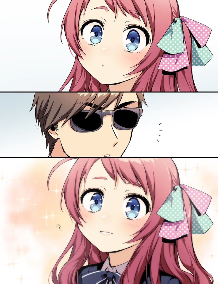 minamoto sakura and tatsumi koutarou (zombie land saga) drawn by bliss_(ferment_factory)