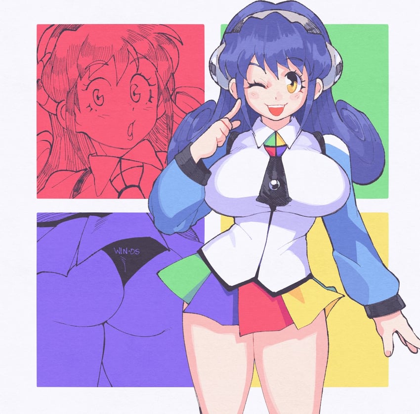 winchan (os-tan and 2 more) drawn by inkerton-kun