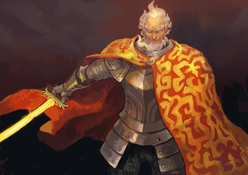 kogane albanus (pixiv fantasia and 1 more) drawn by akaneko_(redakanekocat)