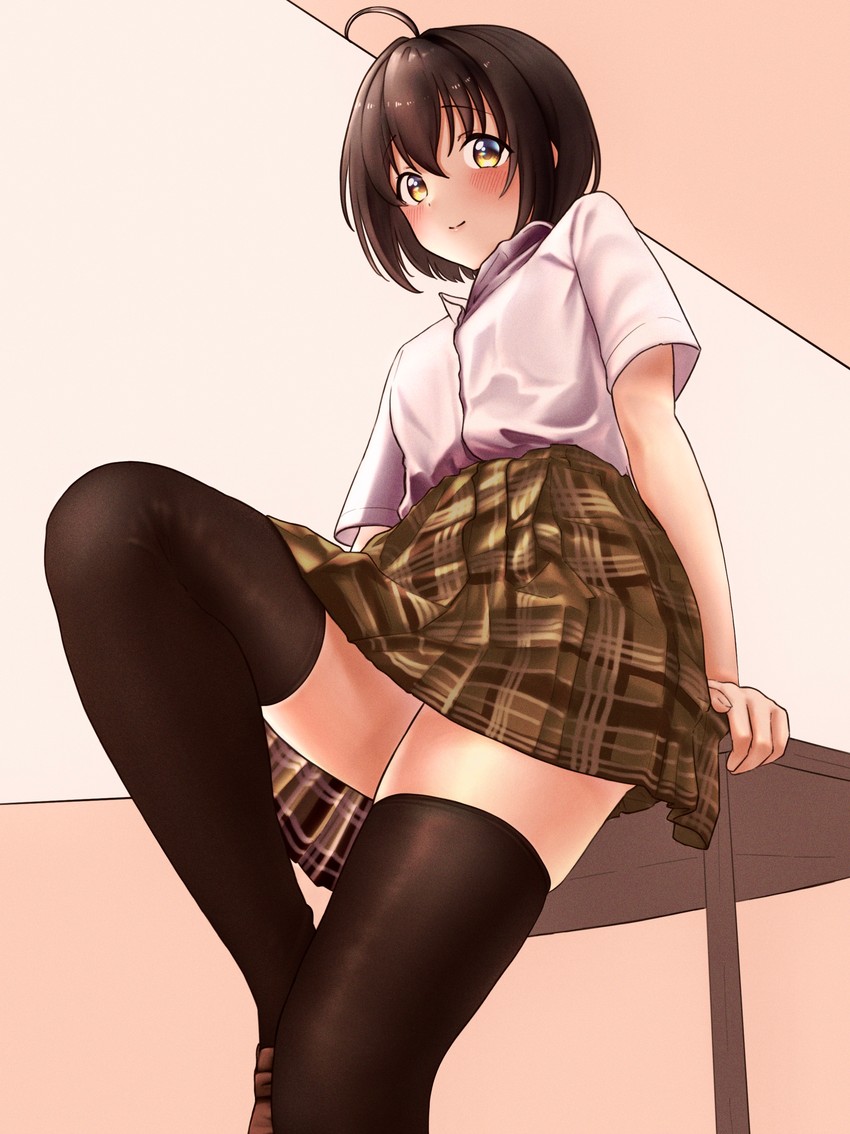 kohinata miho (idolmaster and 1 more) drawn by viq