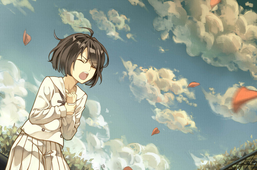 naruse jun (kokoro ga sakebitagatterunda.) drawn by cheese_kang