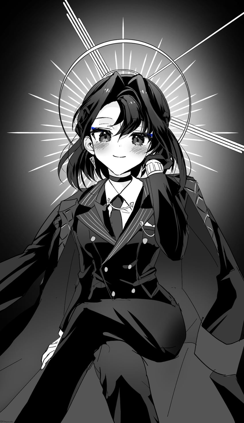 ouro kronii (hololive and 2 more) drawn by kimuouoo