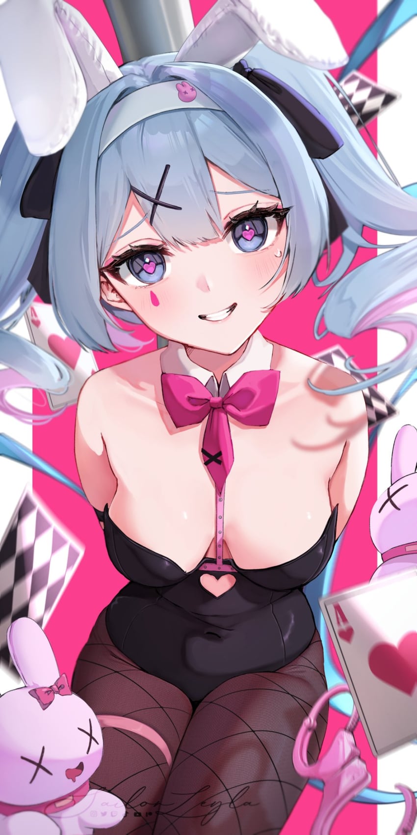 hatsune miku (vocaloid and 1 more) drawn by sailorleyla