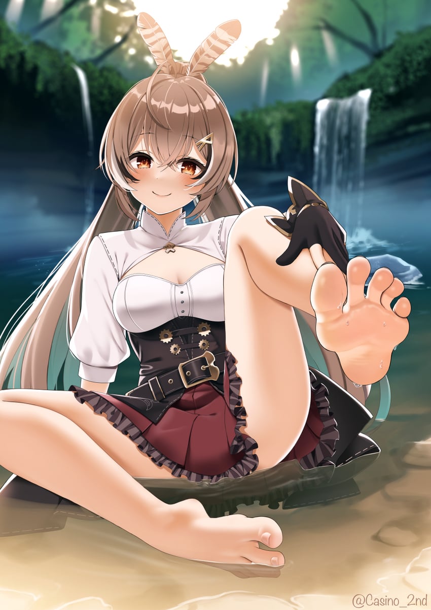 nanashi mumei (hololive and 1 more) drawn by casino_(casinoep)