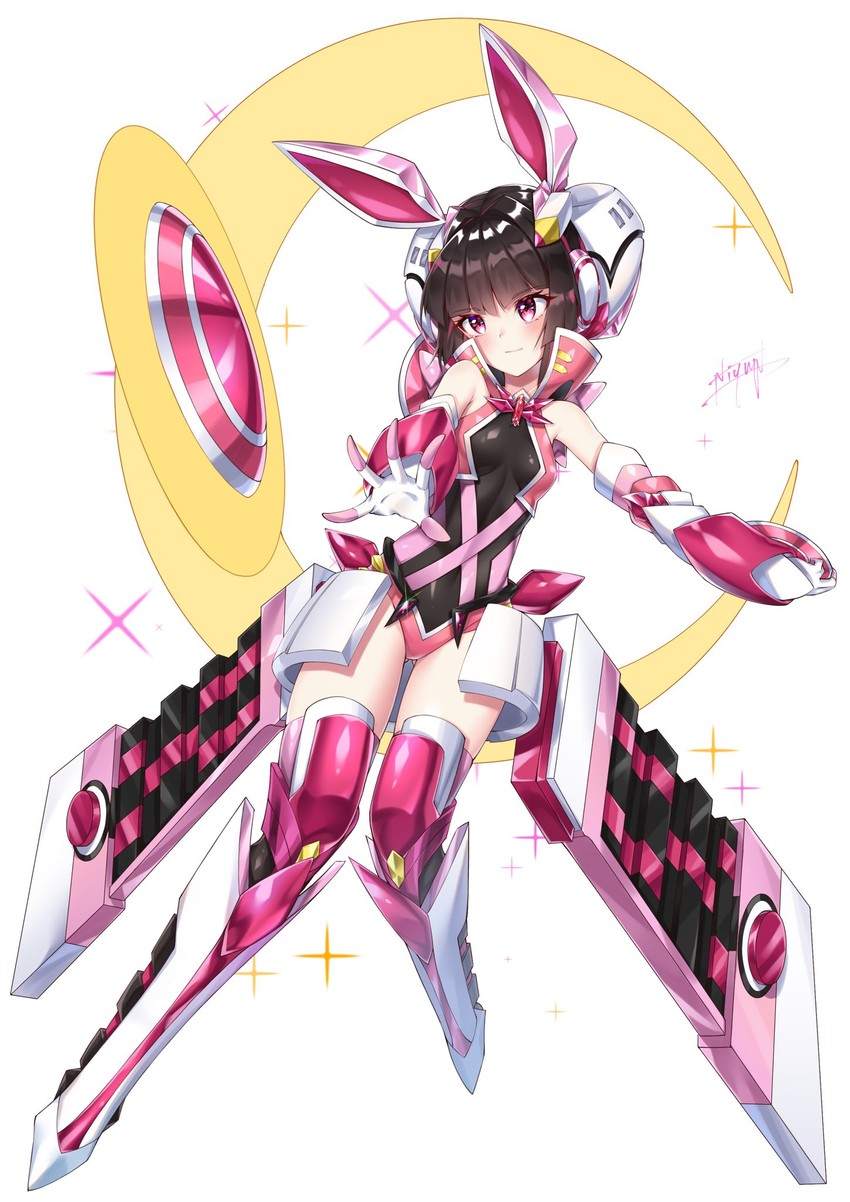 tsukuyomi shirabe (senki zesshou symphogear and 1 more) drawn by niyun_(n_niyu)
