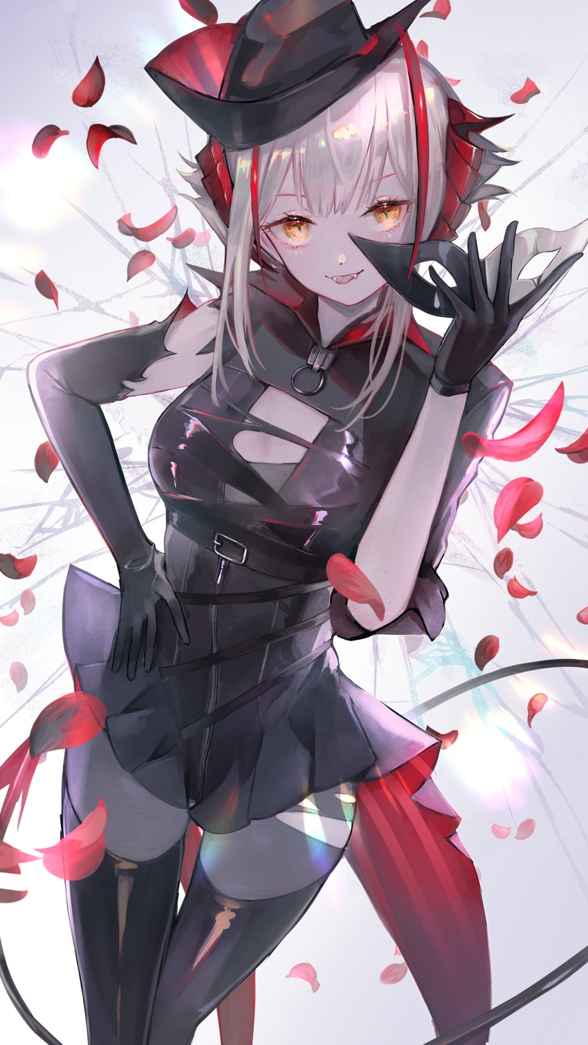 w (arknights and 1 more) drawn by hemorina